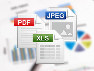Возможность выгружать аналитик в Excel, PDF, JPG